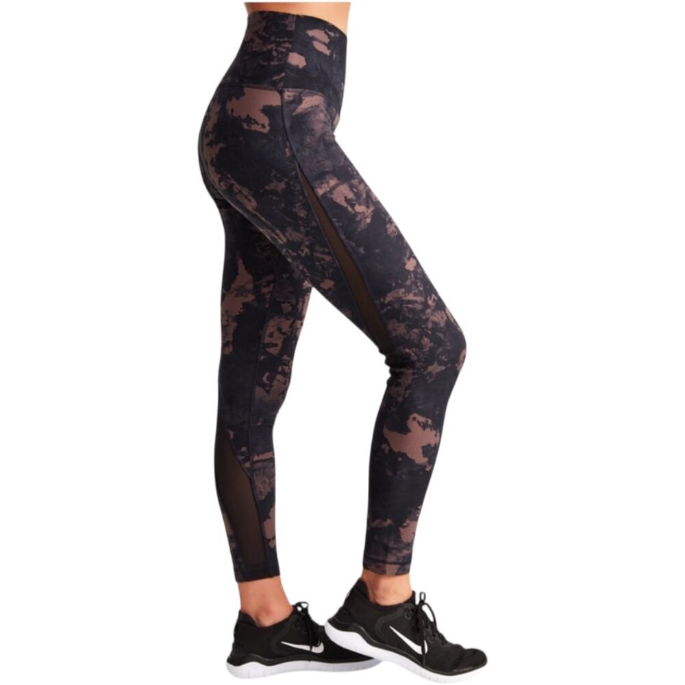 NWOT Lole Eliana Oil Slick High Waisted 7/8 Leggings From Europe Size Large